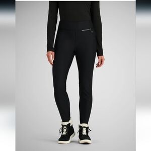 NWT OBERMEYER JINKS ITB SOFTSHELL PANT BLACK SZ 18